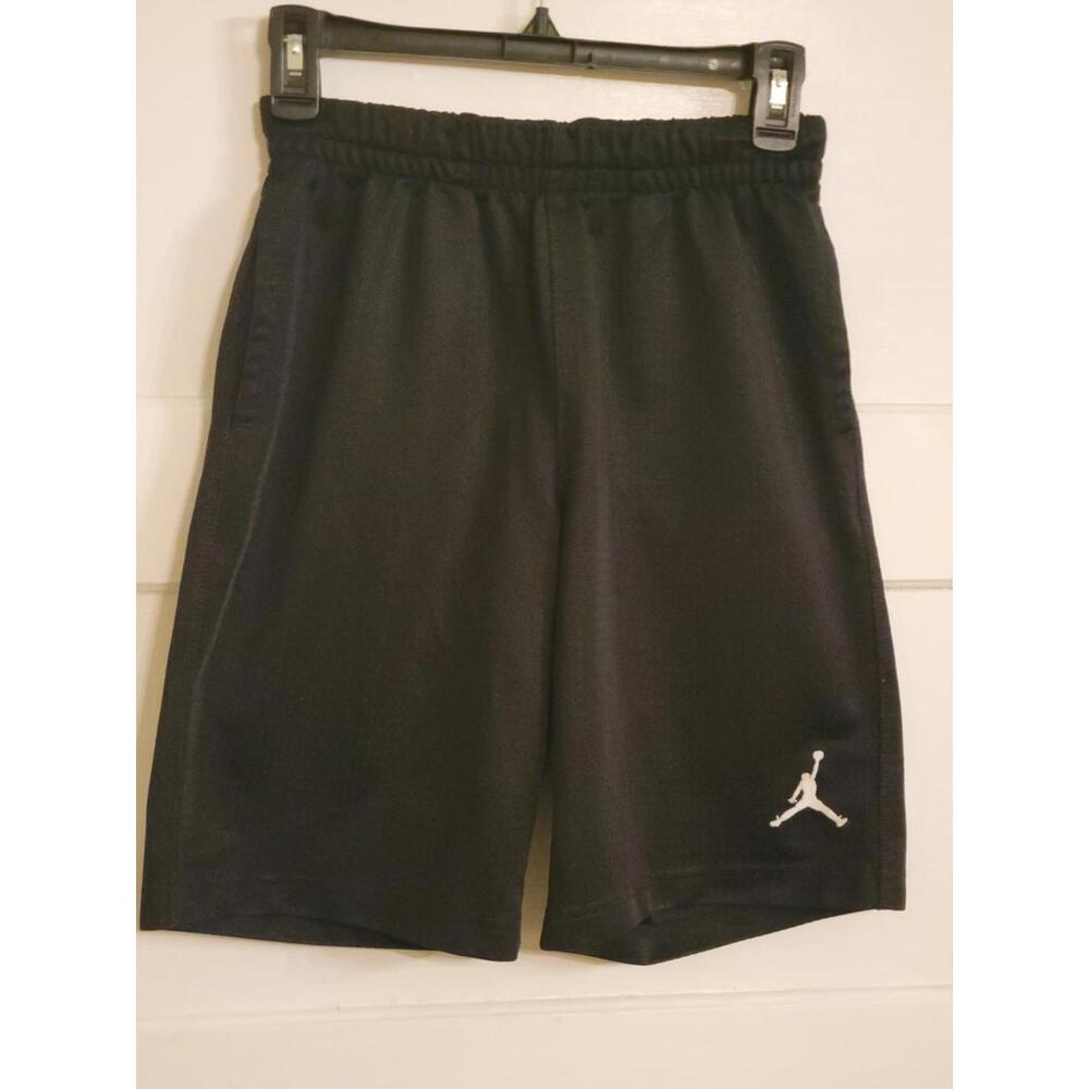 Air Jordan Jumpman Basketball Shorts Youth Boys Size L 12-13 Years Black Elastic